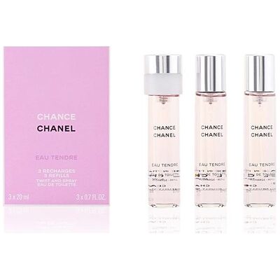 Chanel Chance Eau Tendre edt 60ml (1x20ml do napełniania + 2x20ml uzupełnienia)