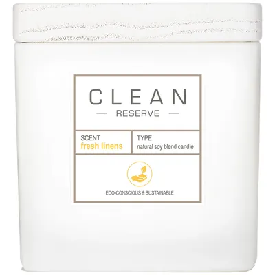 Clean Reserve Scented Candle Fresh Linens