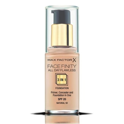 Max Factor Facefinity All Day Flawless 3 In 1 Foundation 50 Natural 30ml