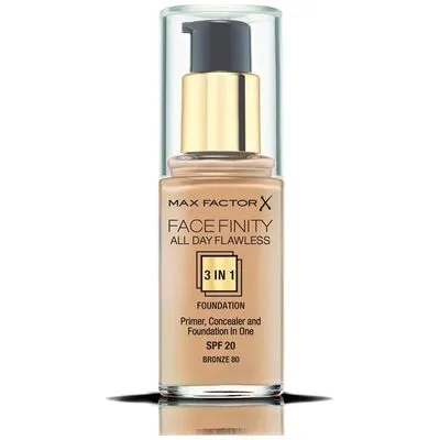Max Factor Facefinity All Day Flawless 3 In 1 Foundation 80 Bronze 30ml