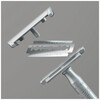 Mühle Companion Unisex Rakhyvel, Säkerhetshyvel Silver Matt Grå